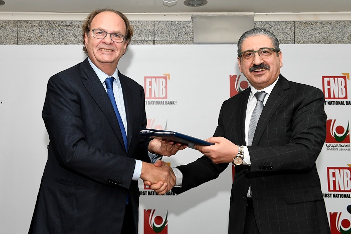 SIGNATURE OF A PROTOCAL AGREEMENT BETWEEN FNB AND LEBANESE UNIVERSITY